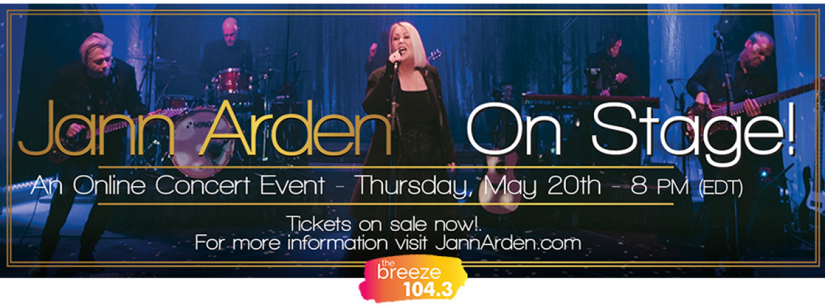 104.3 The Breeze wants you to see Jann Arden On Stage!