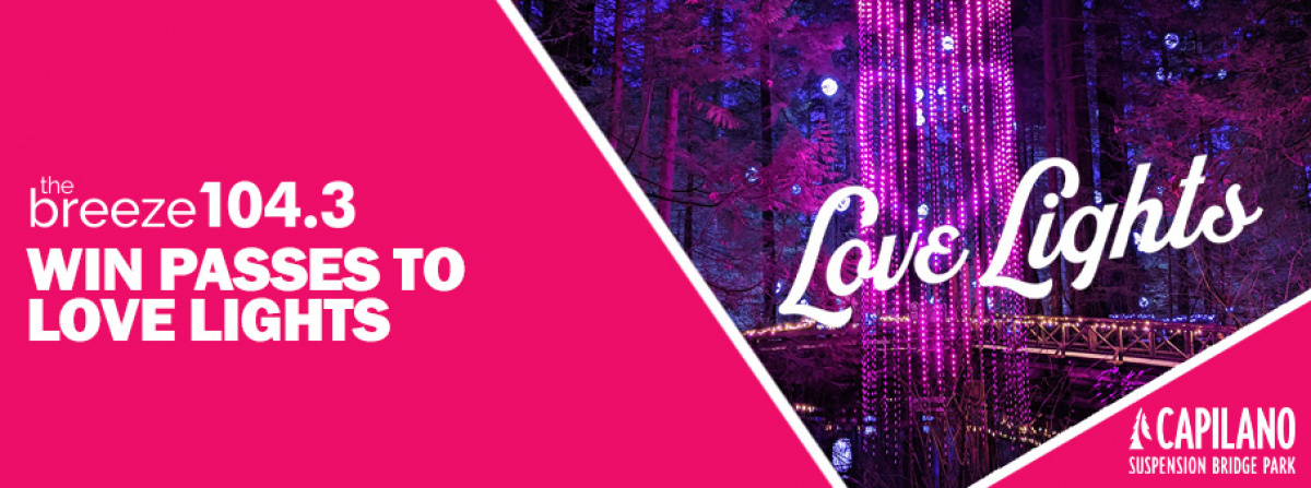 Win A Pair of Passes to Love Lights at Capilano Suspension Bridge Park